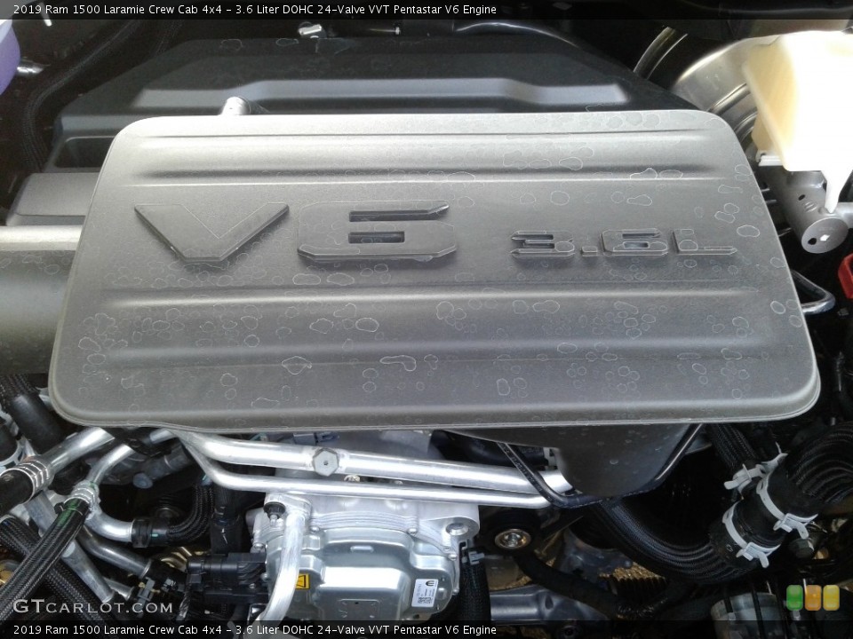 3.6 Liter DOHC 24-Valve VVT Pentastar V6 Engine for the 2019 Ram 1500 #132709441