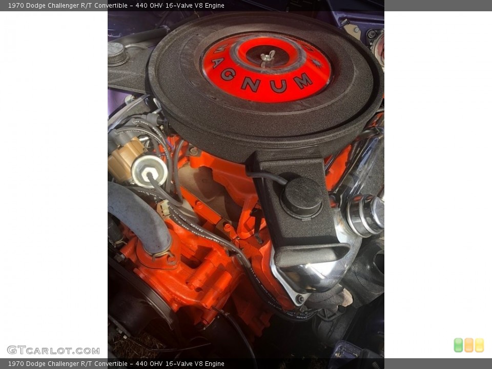 440 OHV 16-Valve V8 1970 Dodge Challenger Engine