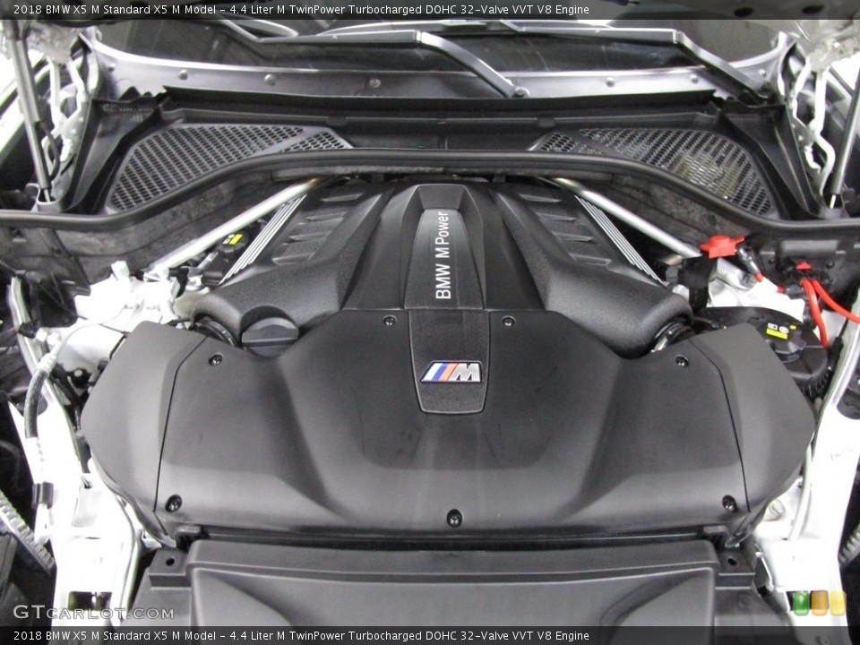 4.4 Liter M TwinPower Turbocharged DOHC 32-Valve VVT V8 2018 BMW X5 M Engine