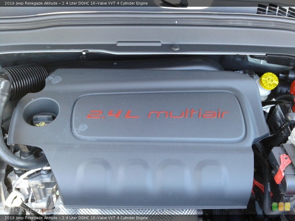 2.4 Liter DOHC 16-Valve VVT 4 Cylinder 2019 Jeep Renegade Engine