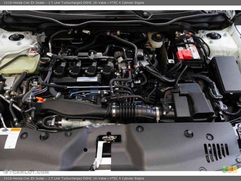 1.5 Liter Turbocharged DOHC 16-Valve i-VTEC 4 Cylinder Engine for the 2019 Honda Civic #132989750