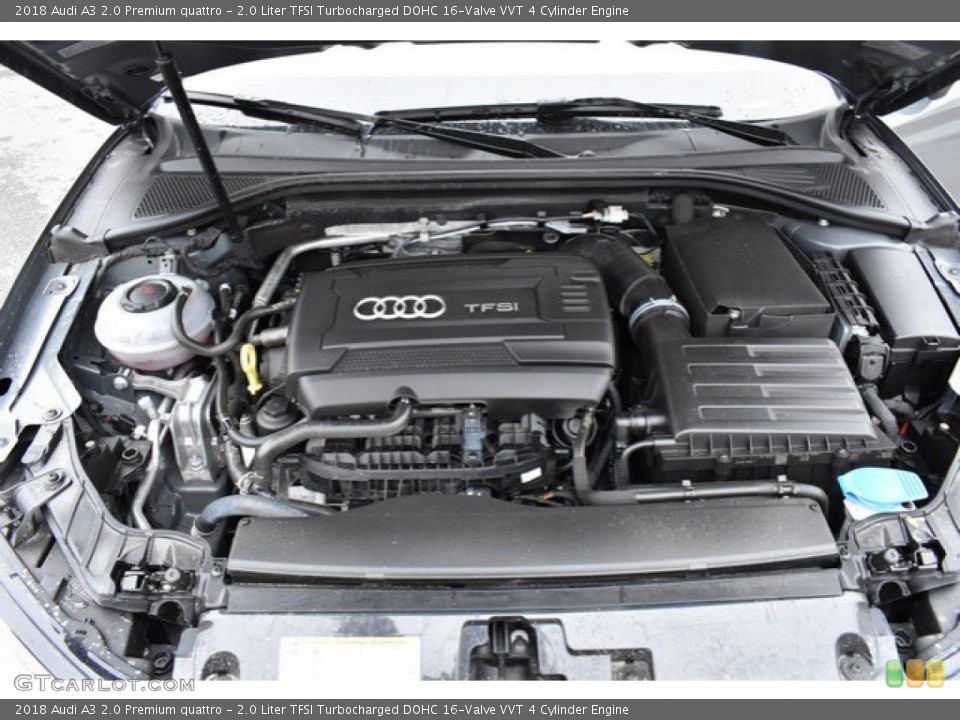 2.0 Liter TFSI Turbocharged DOHC 16-Valve VVT 4 Cylinder Engine for the 2018 Audi A3 #133019507