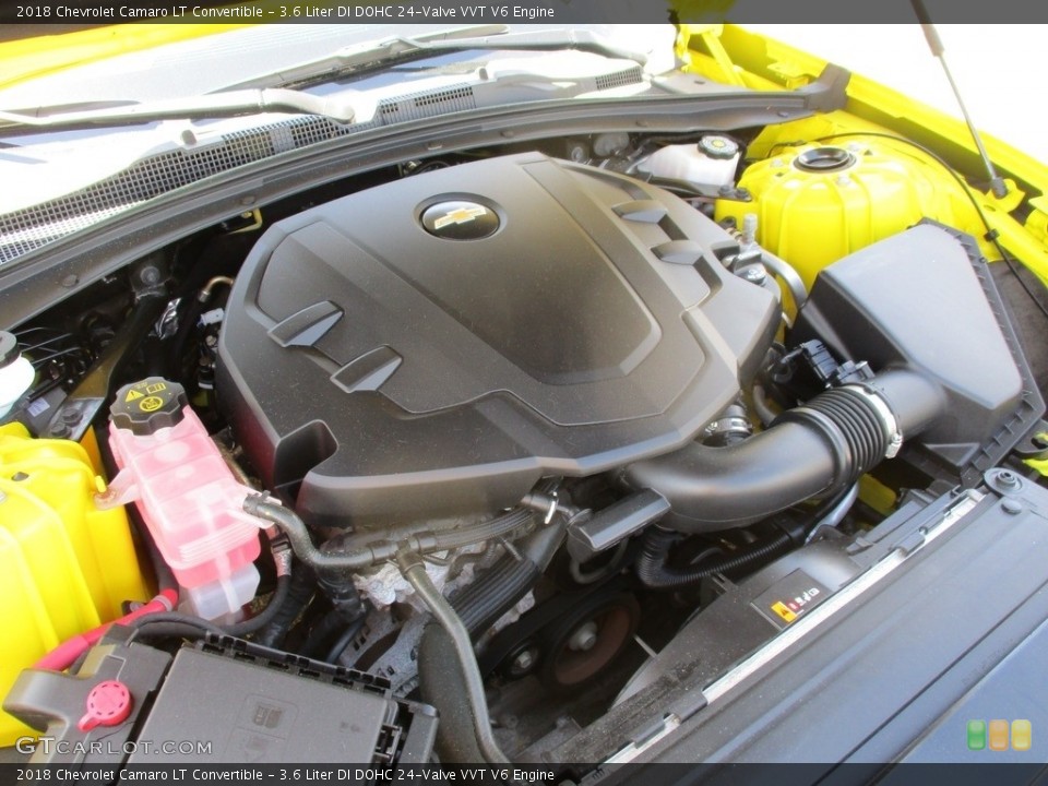 3.6 Liter DI DOHC 24-Valve VVT V6 2018 Chevrolet Camaro Engine