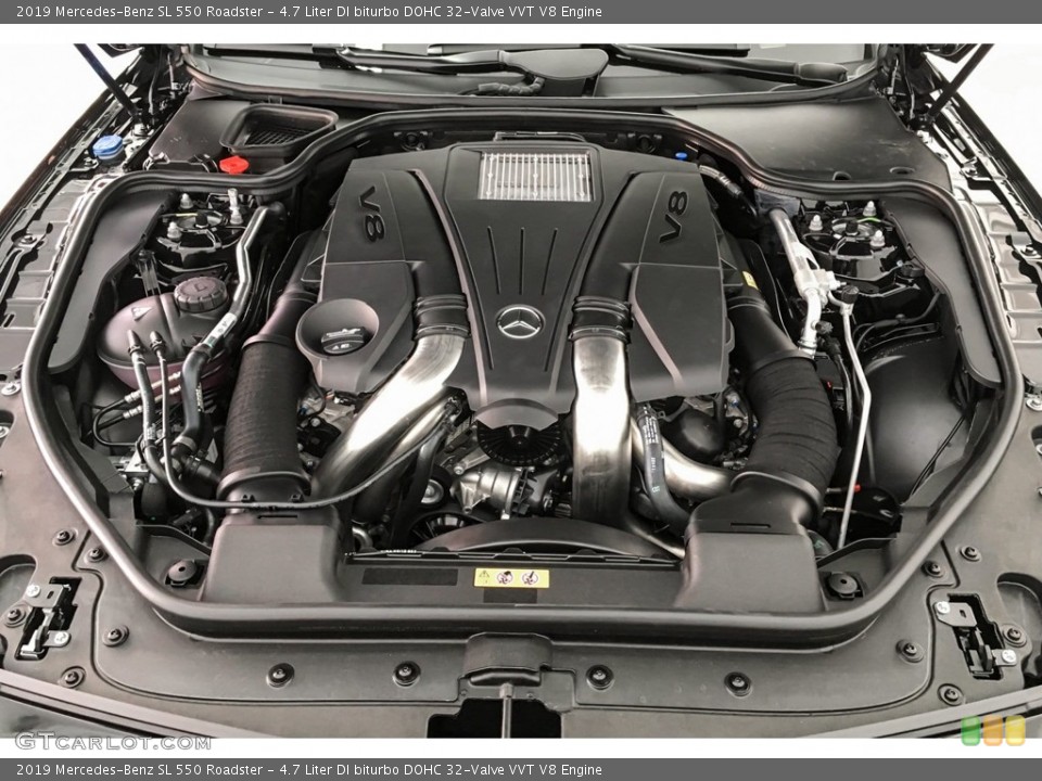 4.7 Liter DI biturbo DOHC 32-Valve VVT V8 Engine for the 2019 Mercedes-Benz SL #133129652
