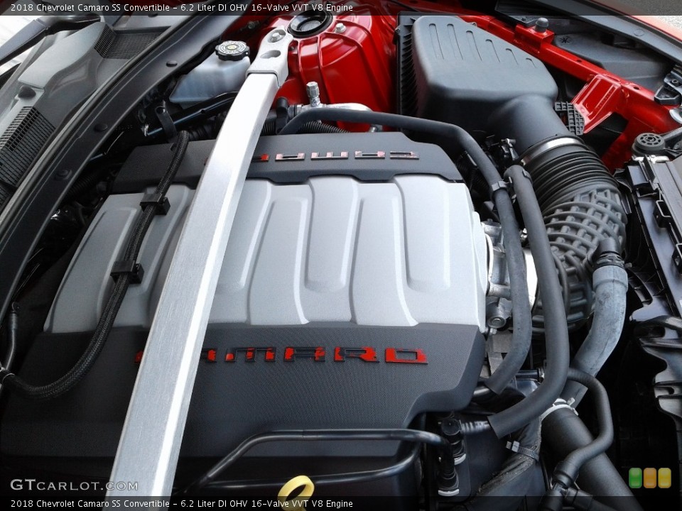 6.2 Liter DI OHV 16-Valve VVT V8 2018 Chevrolet Camaro Engine