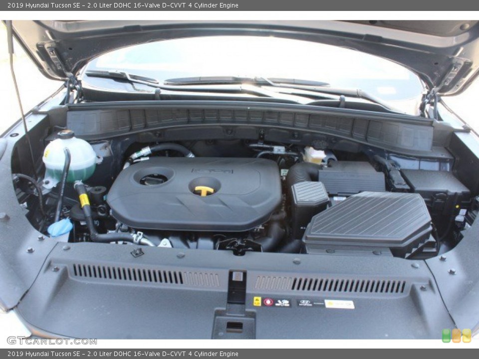 2.0 Liter DOHC 16-Valve D-CVVT 4 Cylinder 2019 Hyundai Tucson Engine