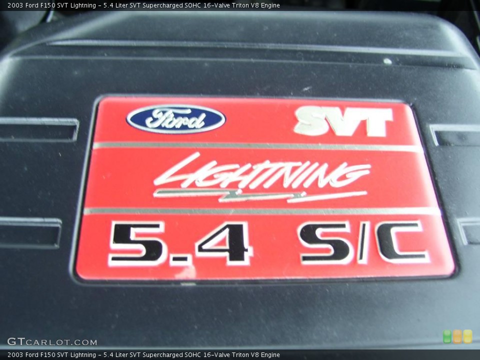 5.4 Liter SVT Supercharged SOHC 16-Valve Triton V8 Engine for the 2003 Ford F150 #13326658