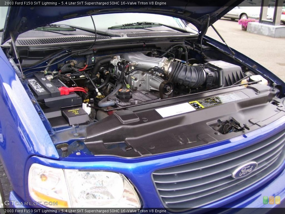 5.4 Liter SVT Supercharged SOHC 16-Valve Triton V8 Engine for the 2003 Ford F150 #13326678