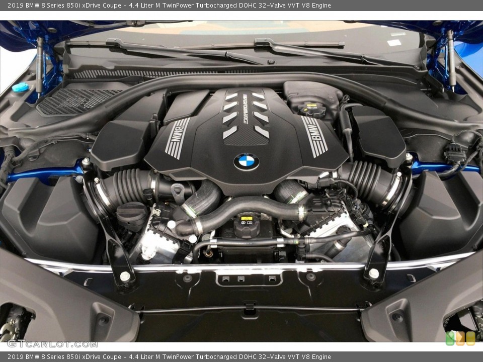 4.4 Liter M TwinPower Turbocharged DOHC 32-Valve VVT V8 Engine for the 2019 BMW 8 Series #133280149