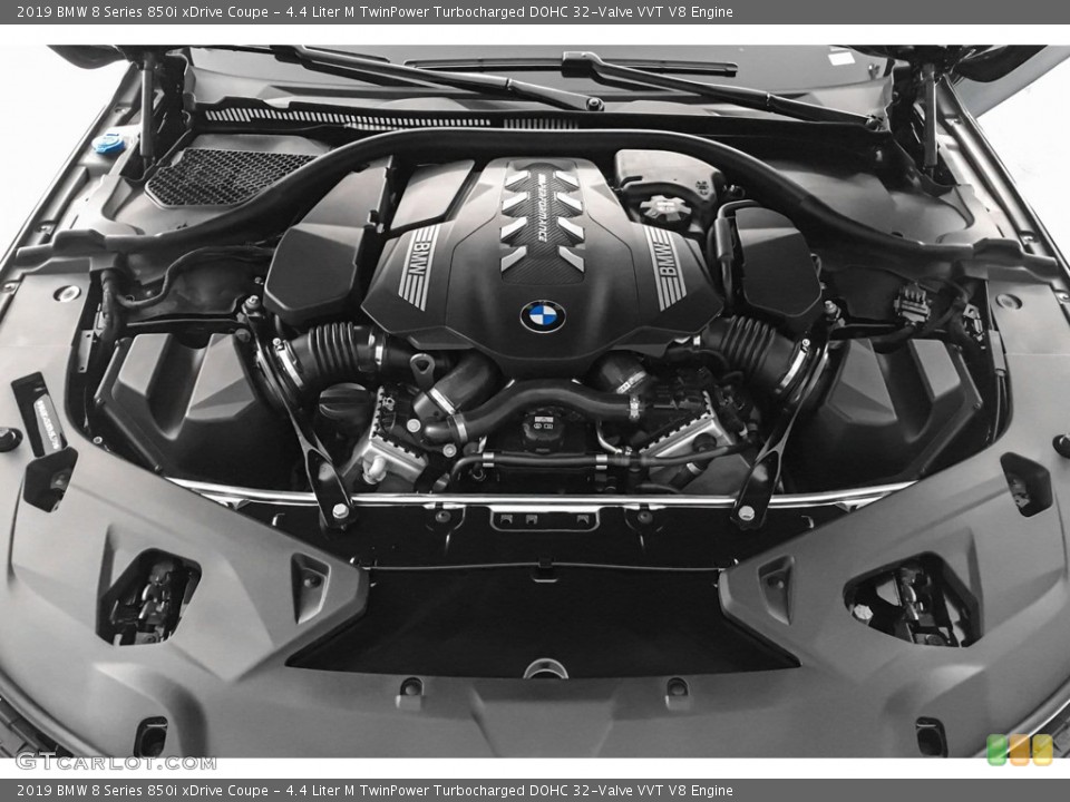 4.4 Liter M TwinPower Turbocharged DOHC 32-Valve VVT V8 Engine for the 2019 BMW 8 Series #133281607