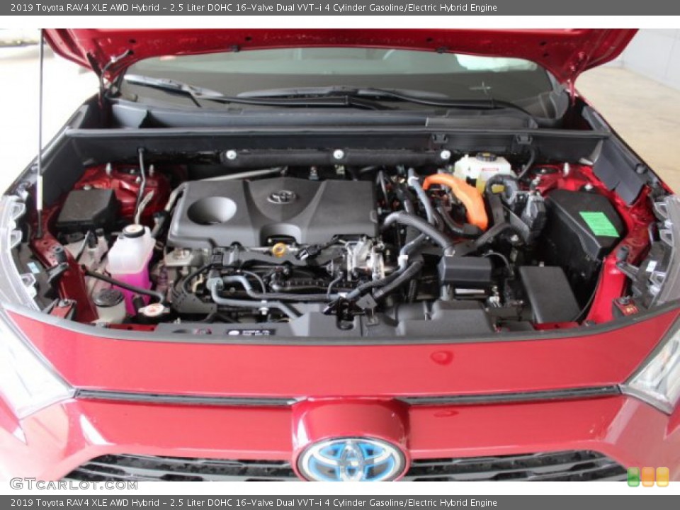 2.5 Liter DOHC 16-Valve Dual VVT-i 4 Cylinder Gasoline/Electric Hybrid Engine for the 2019 Toyota RAV4 #133318116