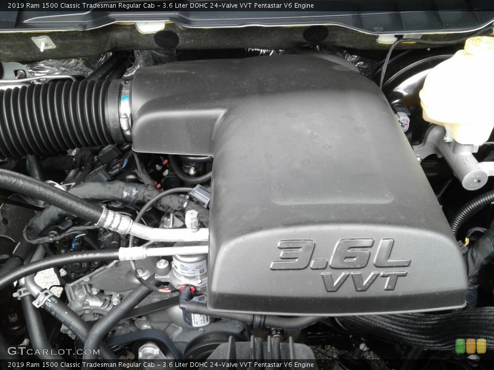 3.6 Liter DOHC 24-Valve VVT Pentastar V6 Engine for the 2019 Ram 1500 #133486586