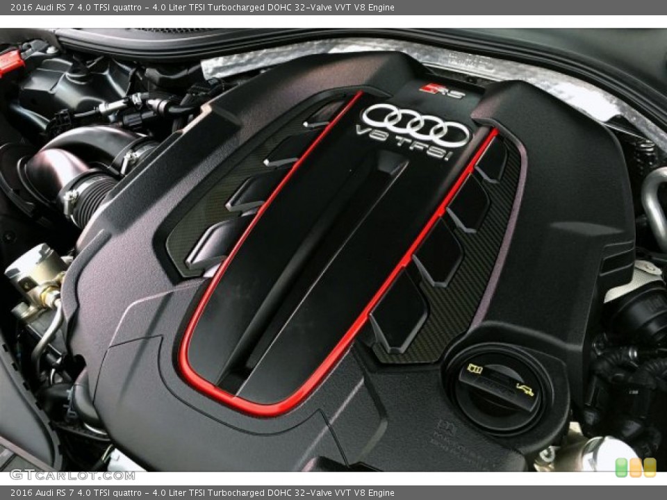 4.0 Liter TFSI Turbocharged DOHC 32-Valve VVT V8 Engine for the 2016 Audi RS 7 #133551124