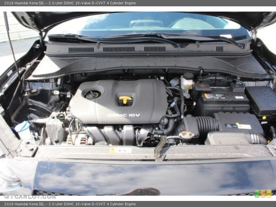 2.0 Liter DOHC 16-Valve D-CVVT 4 Cylinder Engine for the 2019 Hyundai Kona #133721525