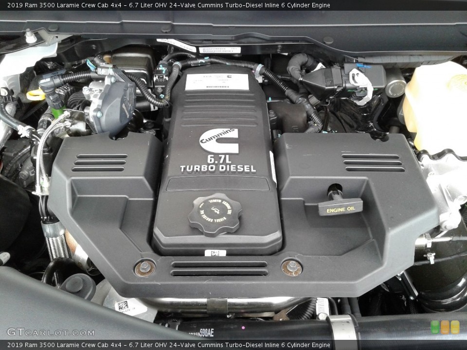 6.7 Liter OHV 24-Valve Cummins Turbo-Diesel Inline 6 Cylinder Engine for the 2019 Ram 3500 #133729673