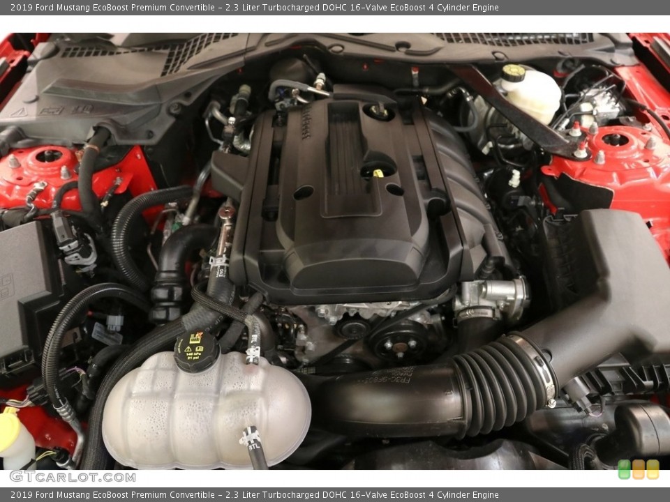 2.3 Liter Turbocharged DOHC 16-Valve EcoBoost 4 Cylinder Engine for the 2019 Ford Mustang #133740784