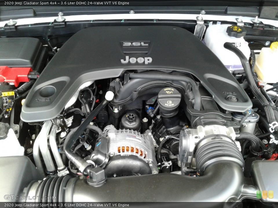 3.6 Liter DOHC 24-Valve VVT V6 Engine for the 2020 Jeep Gladiator #133778760