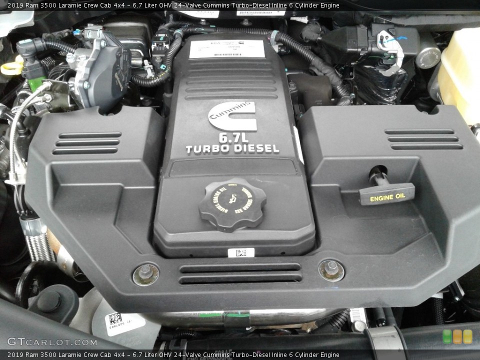 6.7 Liter OHV 24-Valve Cummins Turbo-Diesel Inline 6 Cylinder Engine for the 2019 Ram 3500 #133826609
