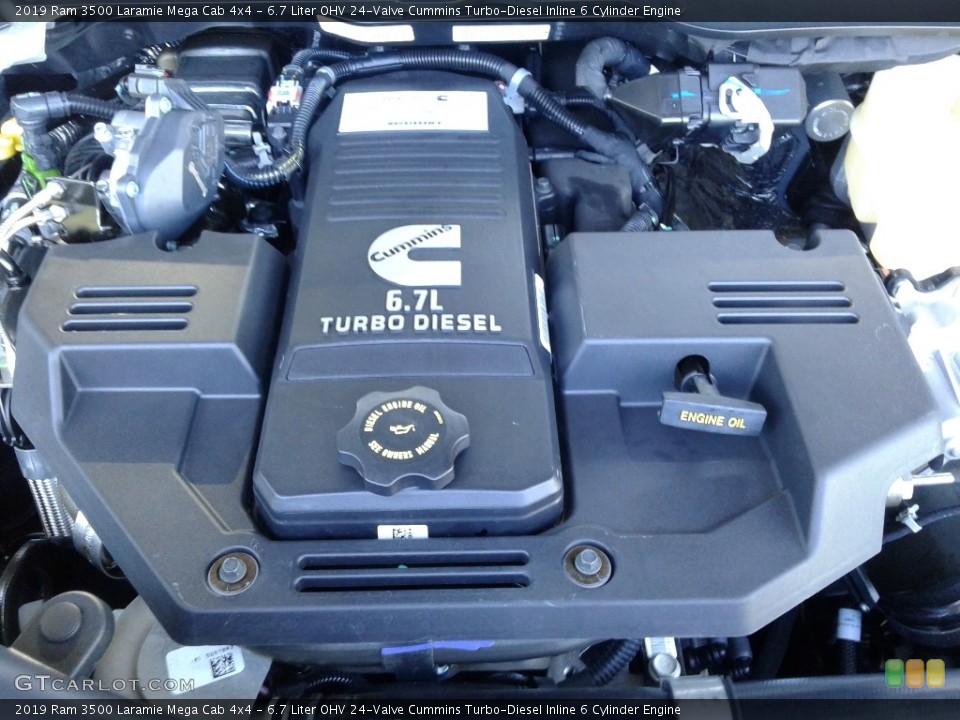 6.7 Liter OHV 24-Valve Cummins Turbo-Diesel Inline 6 Cylinder Engine for the 2019 Ram 3500 #133857610