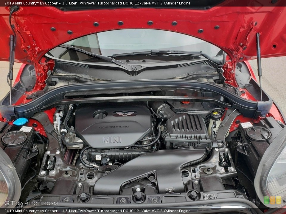 1.5 Liter TwinPower Turbocharged DOHC 12-Valve VVT 3 Cylinder 2019 Mini Countryman Engine