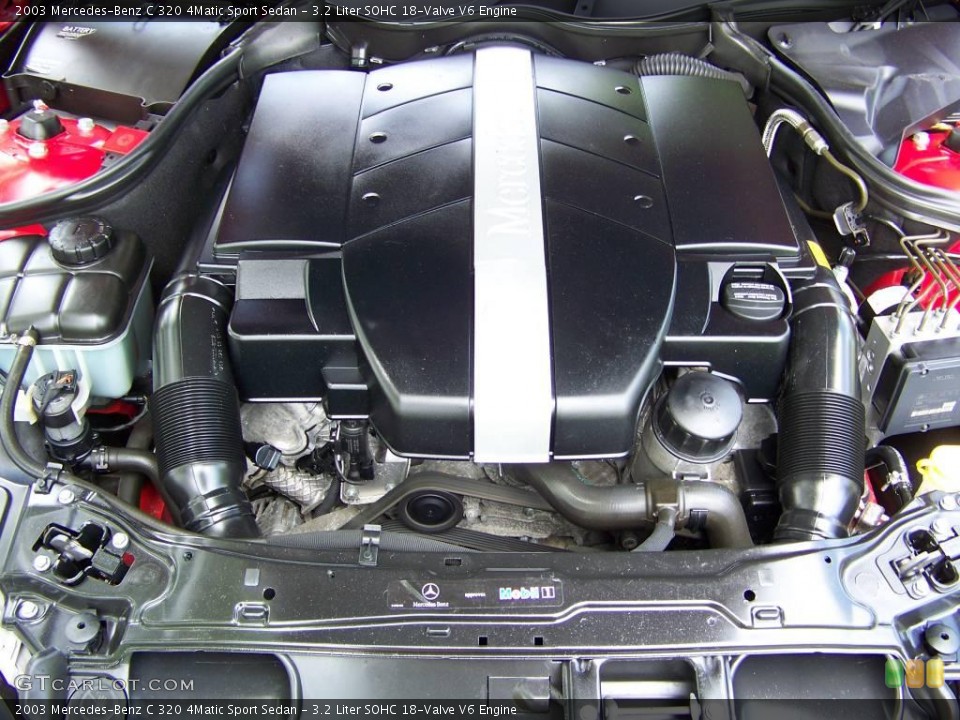 3.2 Liter SOHC 18-Valve V6 Engine for the 2003 Mercedes-Benz C #13407097
