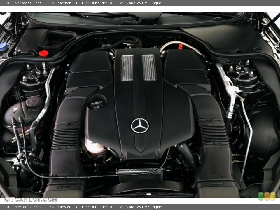 3.0 Liter DI biturbo DOHC 24-Valve VVT V6 2019 Mercedes-Benz SL Engine