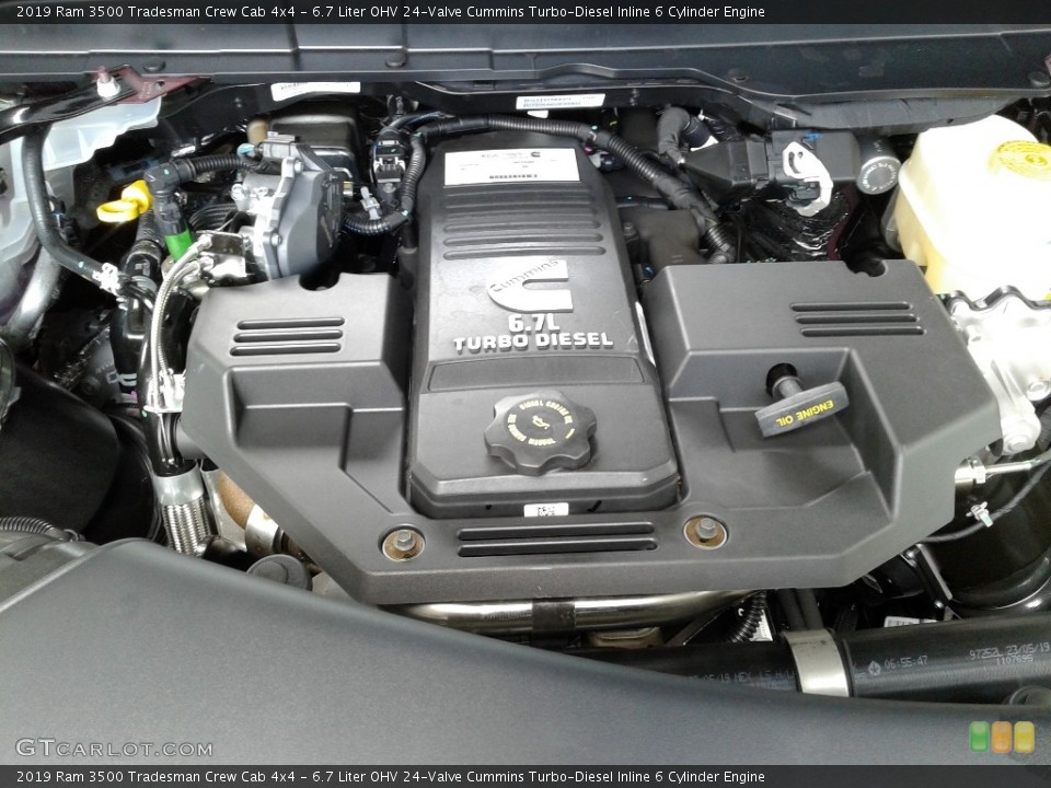 6.7 Liter OHV 24-Valve Cummins Turbo-Diesel Inline 6 Cylinder Engine for the 2019 Ram 3500 #134254426