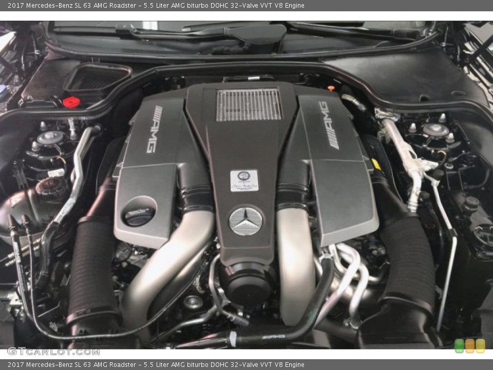 5.5 Liter AMG biturbo DOHC 32-Valve VVT V8 Engine for the 2017 Mercedes-Benz SL #134363370