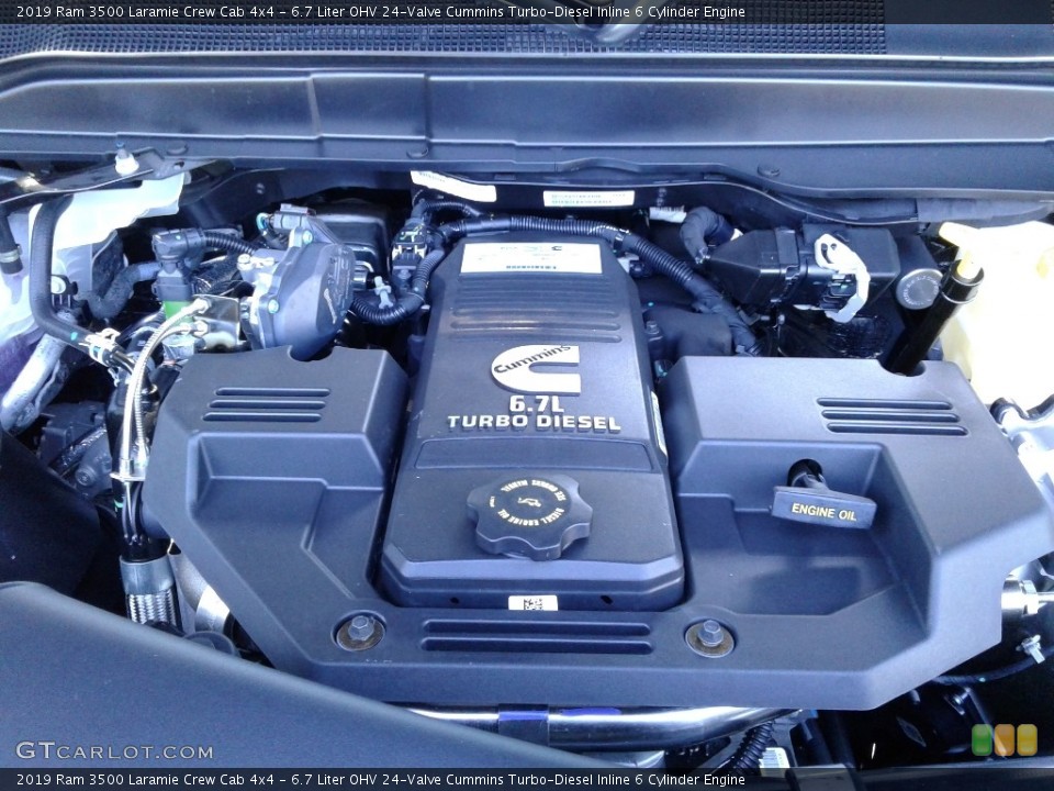 6.7 Liter OHV 24-Valve Cummins Turbo-Diesel Inline 6 Cylinder Engine for the 2019 Ram 3500 #134502416