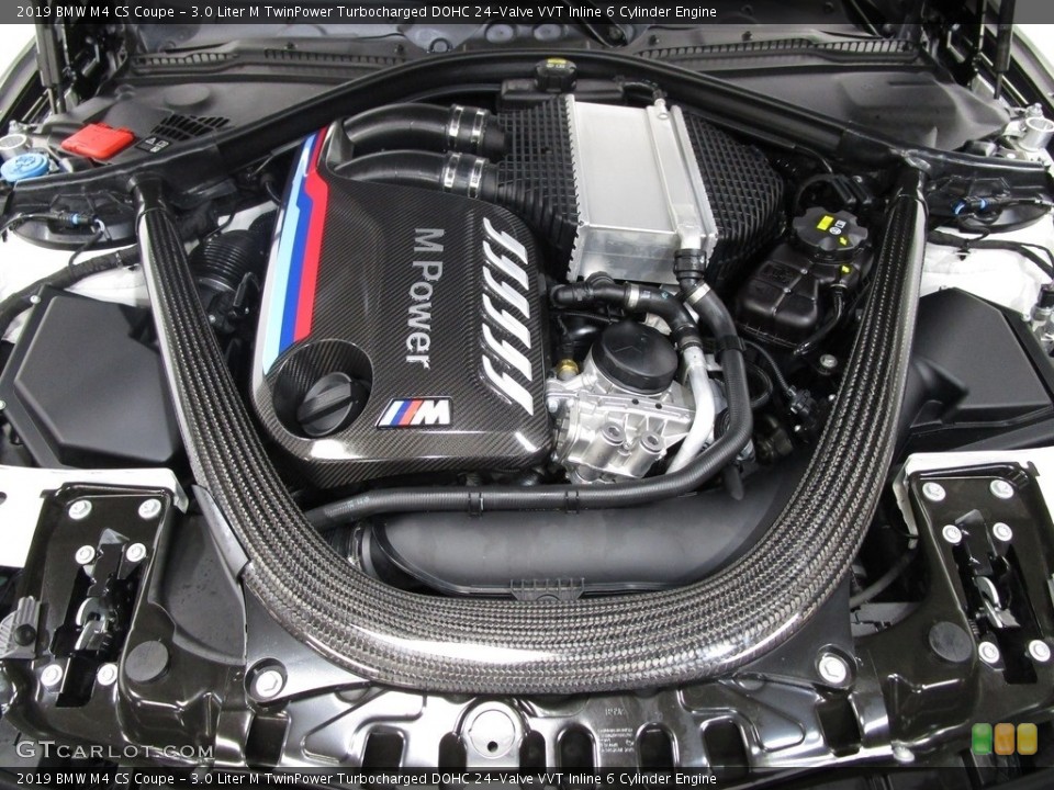 3.0 Liter M TwinPower Turbocharged DOHC 24-Valve VVT Inline 6 Cylinder 2019 BMW M4 Engine