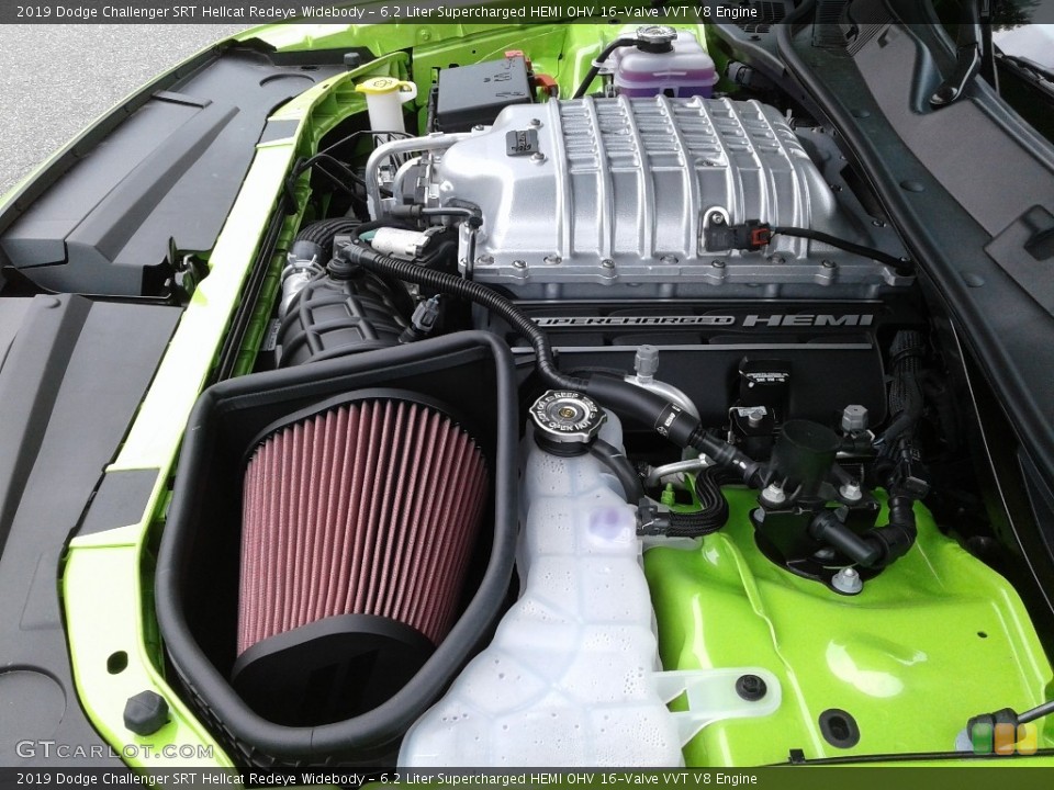 6.2 Liter Supercharged HEMI OHV 16-Valve VVT V8 Engine for the 2019 Dodge Challenger #134564030