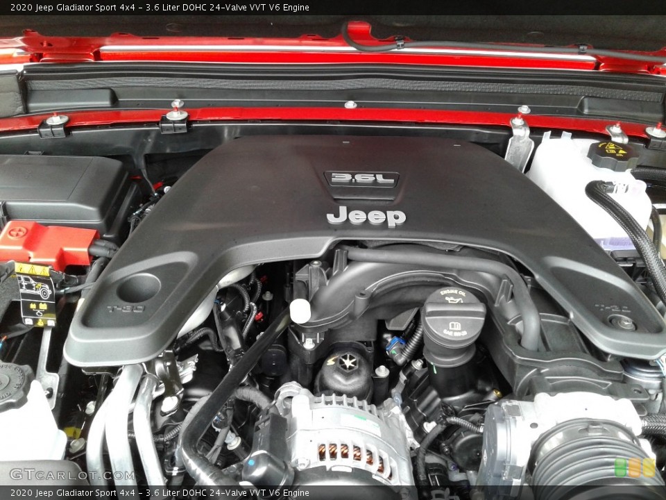 3.6 Liter DOHC 24-Valve VVT V6 Engine for the 2020 Jeep Gladiator #134590618