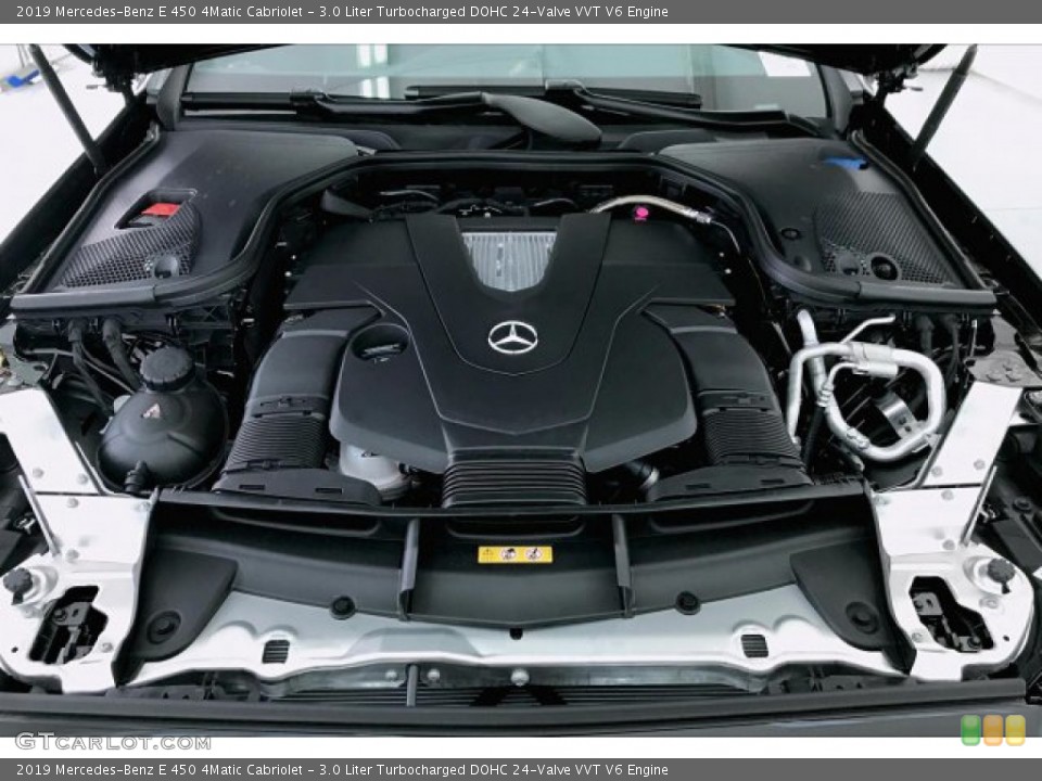 3.0 Liter Turbocharged DOHC 24-Valve VVT V6 2019 Mercedes-Benz E Engine