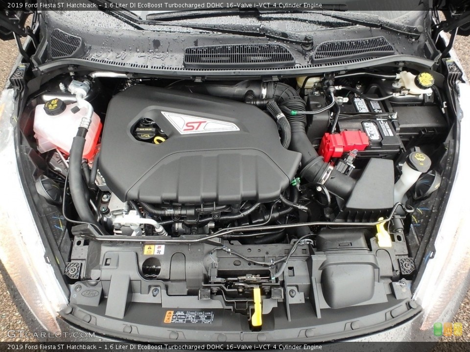 1.6 Liter DI EcoBoost Turbocharged DOHC 16-Valve i-VCT 4 Cylinder 2019 Ford Fiesta Engine