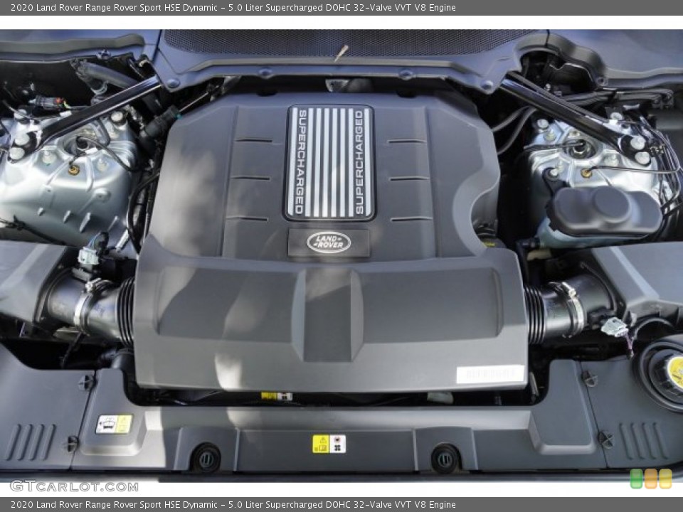 5.0 Liter Supercharged DOHC 32-Valve VVT V8 Engine for the 2020 Land Rover Range Rover Sport #134898526