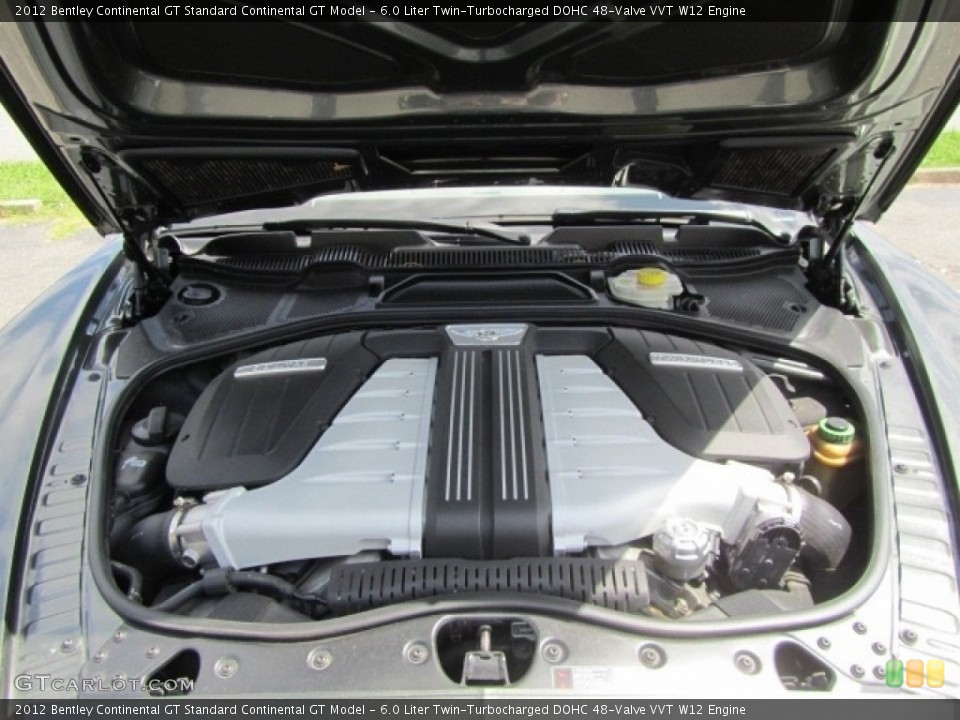 6.0 Liter Twin-Turbocharged DOHC 48-Valve VVT W12 2012 Bentley Continental GT Engine