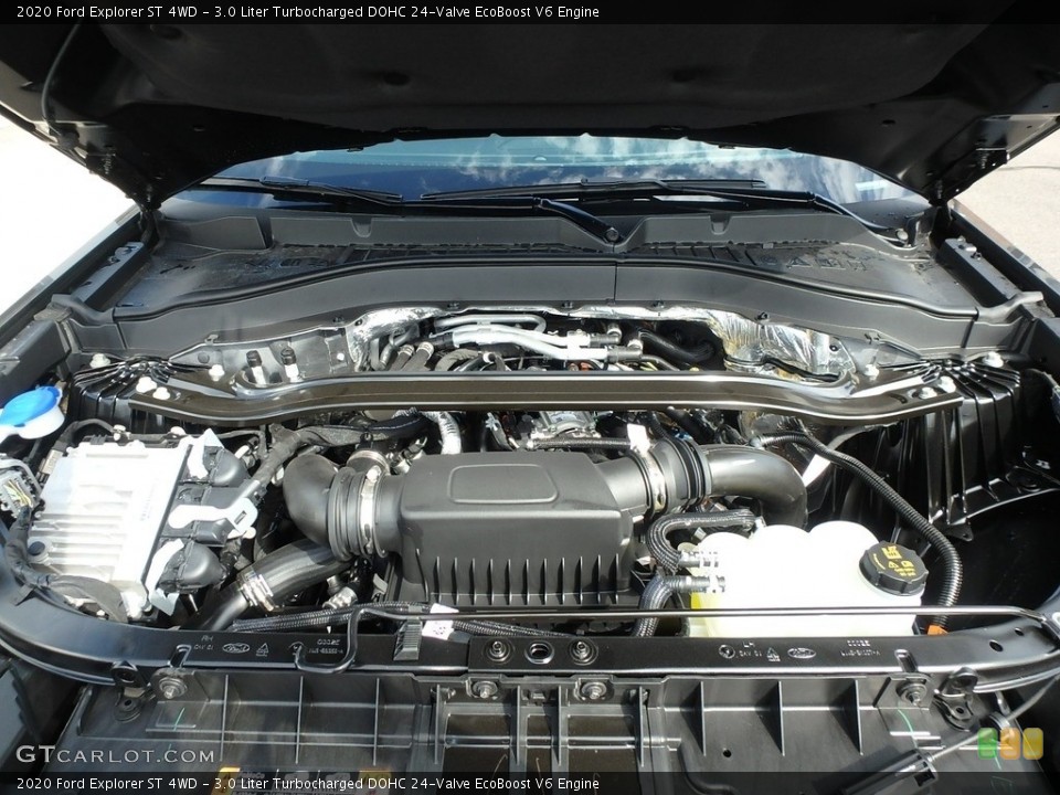 3.0 Liter Turbocharged DOHC 24-Valve EcoBoost V6 Engine for the 2020 Ford Explorer #134929555