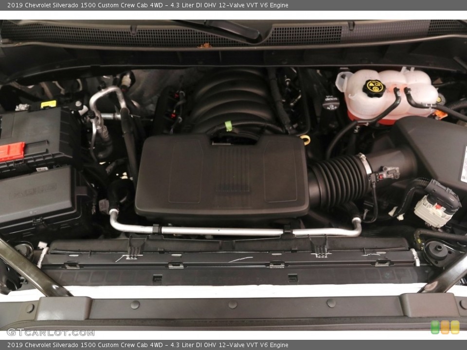 4.3 Liter DI OHV 12-Valve VVT V6 2019 Chevrolet Silverado 1500 Engine