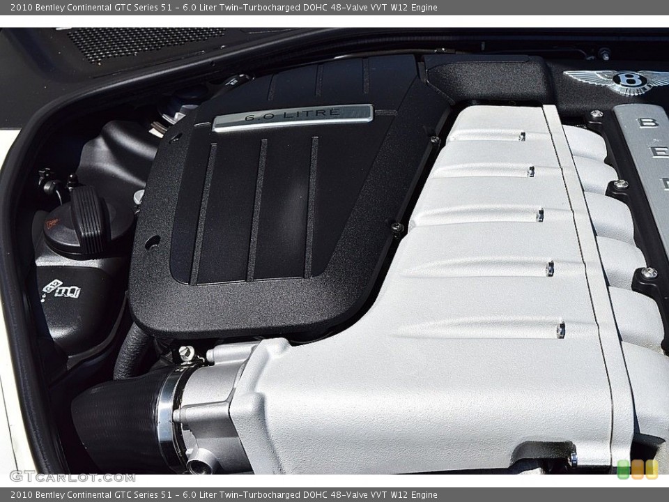6.0 Liter Twin-Turbocharged DOHC 48-Valve VVT W12 Engine for the 2010 Bentley Continental GTC #135224553