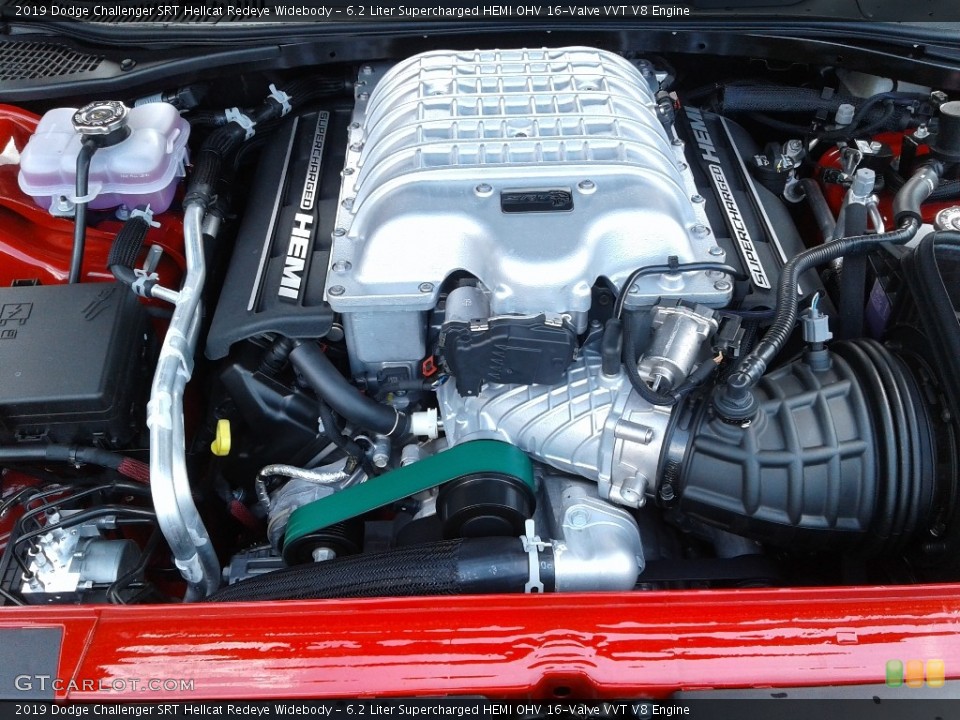 6.2 Liter Supercharged HEMI OHV 16-Valve VVT V8 Engine for the 2019 Dodge Challenger #135240606