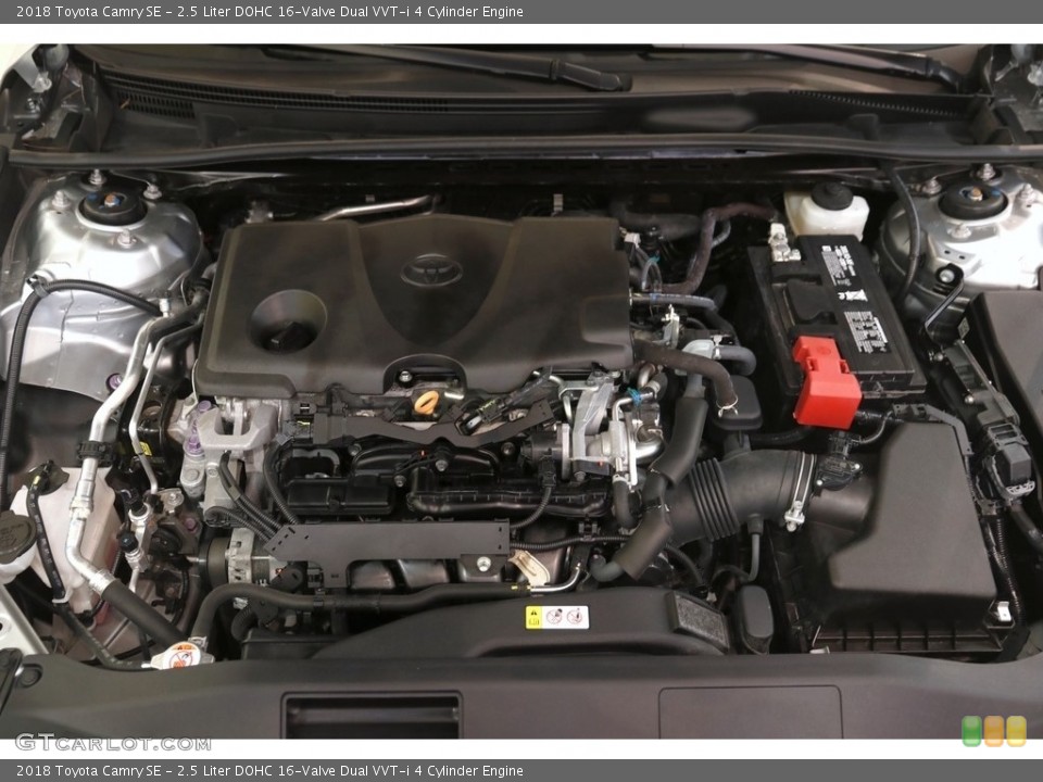 2.5 Liter DOHC 16-Valve Dual VVT-i 4 Cylinder 2018 Toyota Camry Engine