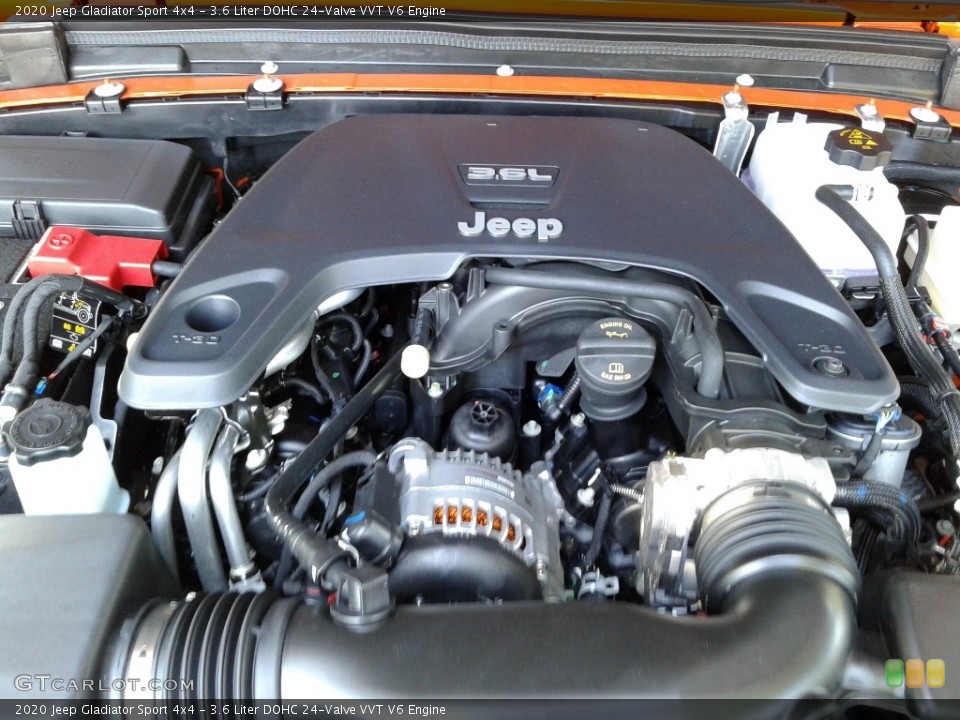 3.6 Liter DOHC 24-Valve VVT V6 Engine for the 2020 Jeep Gladiator #135339586
