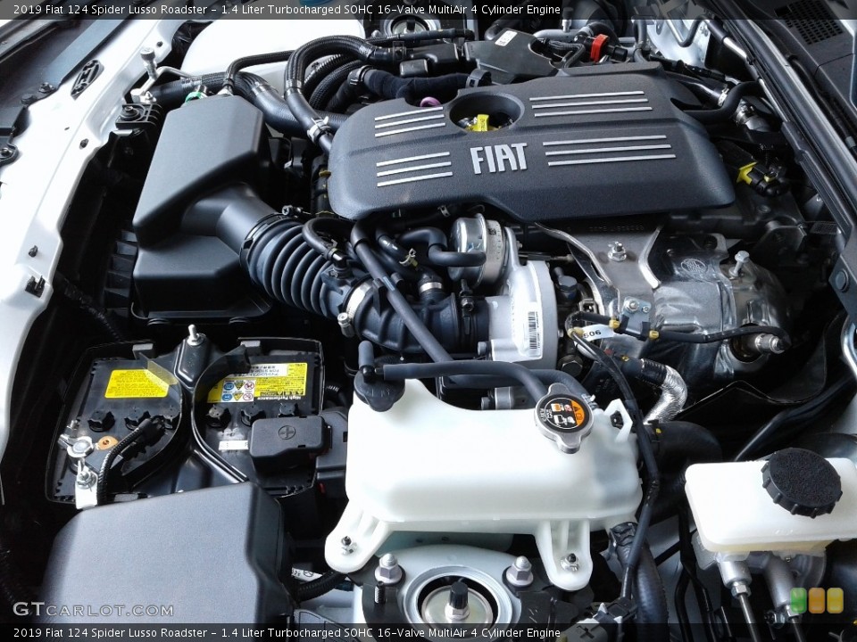 1.4 Liter Turbocharged SOHC 16-Valve MultiAir 4 Cylinder 2019 Fiat 124 Spider Engine