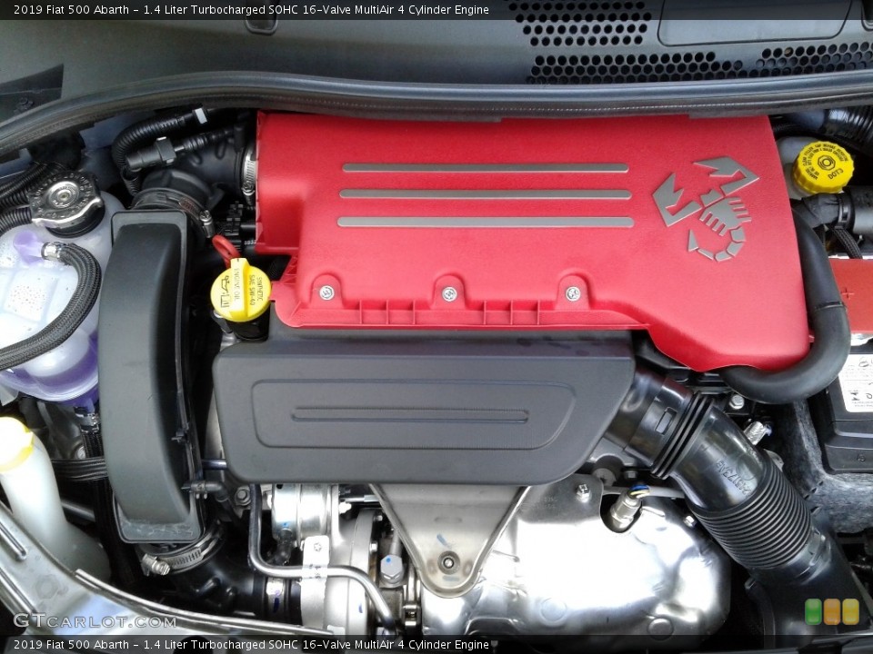 1.4 Liter Turbocharged SOHC 16-Valve MultiAir 4 Cylinder 2019 Fiat 500 Engine