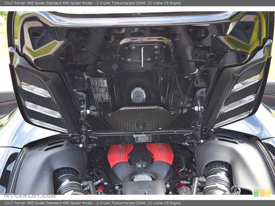 3.9 Liter Turbocharged DOHC 32-Valve V8 Engine for the 2017 Ferrari 488 Spider #135550358