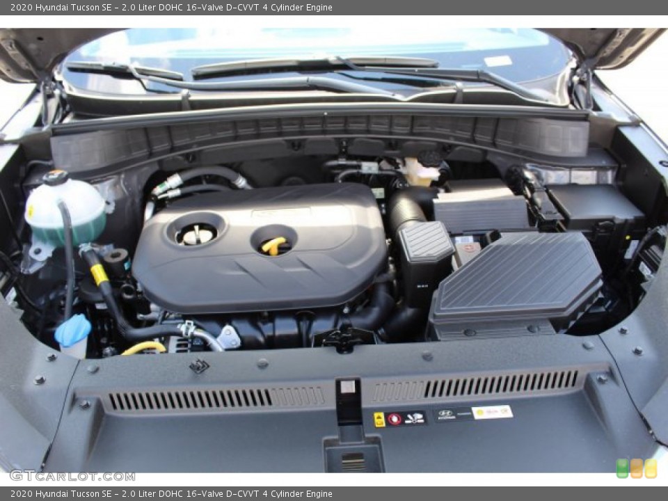 2.0 Liter DOHC 16-Valve D-CVVT 4 Cylinder 2020 Hyundai Tucson Engine