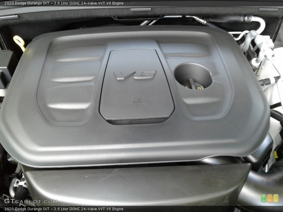 3.6 Liter DOHC 24-Valve VVT V6 2020 Dodge Durango Engine