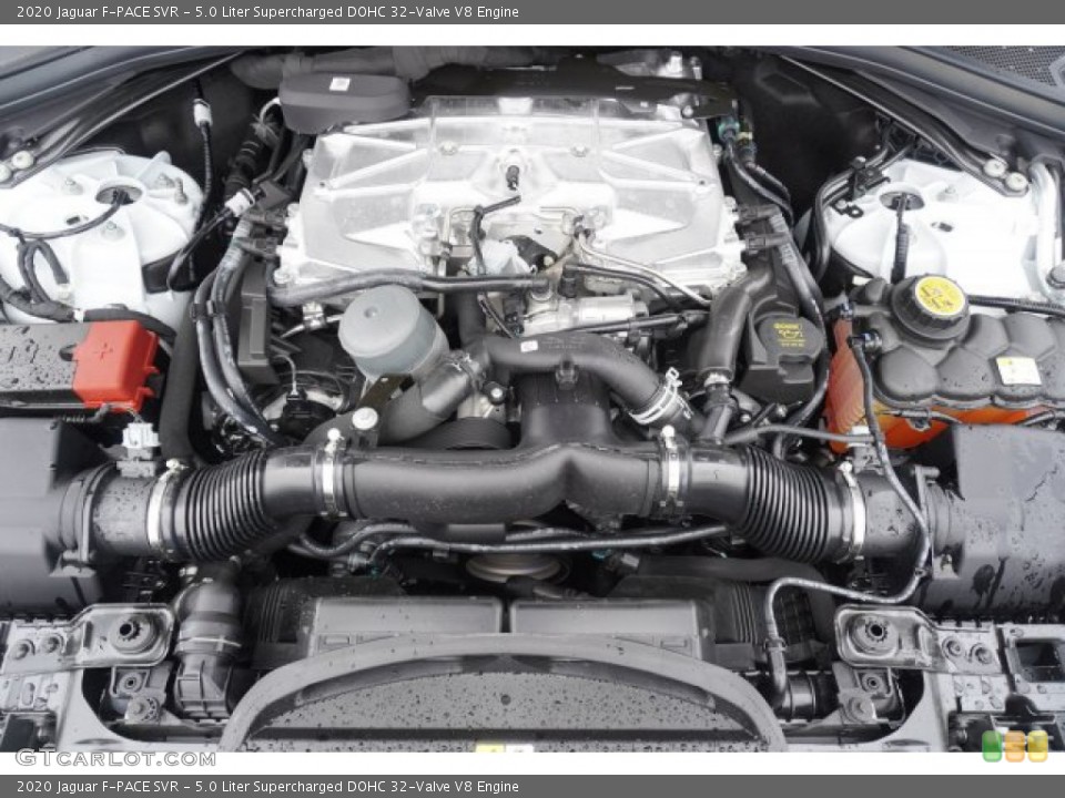 5.0 Liter Supercharged DOHC 32-Valve V8 Engine for the 2020 Jaguar F-PACE #135618941