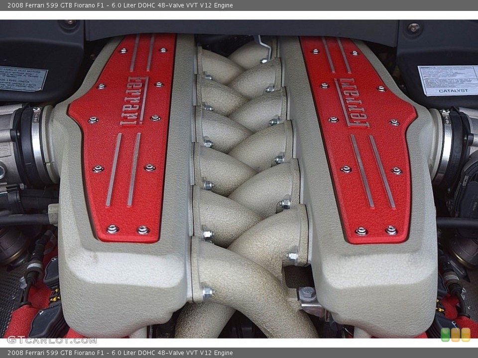6.0 Liter DOHC 48-Valve VVT V12 Engine for the 2008 Ferrari 599 GTB Fiorano #135672411