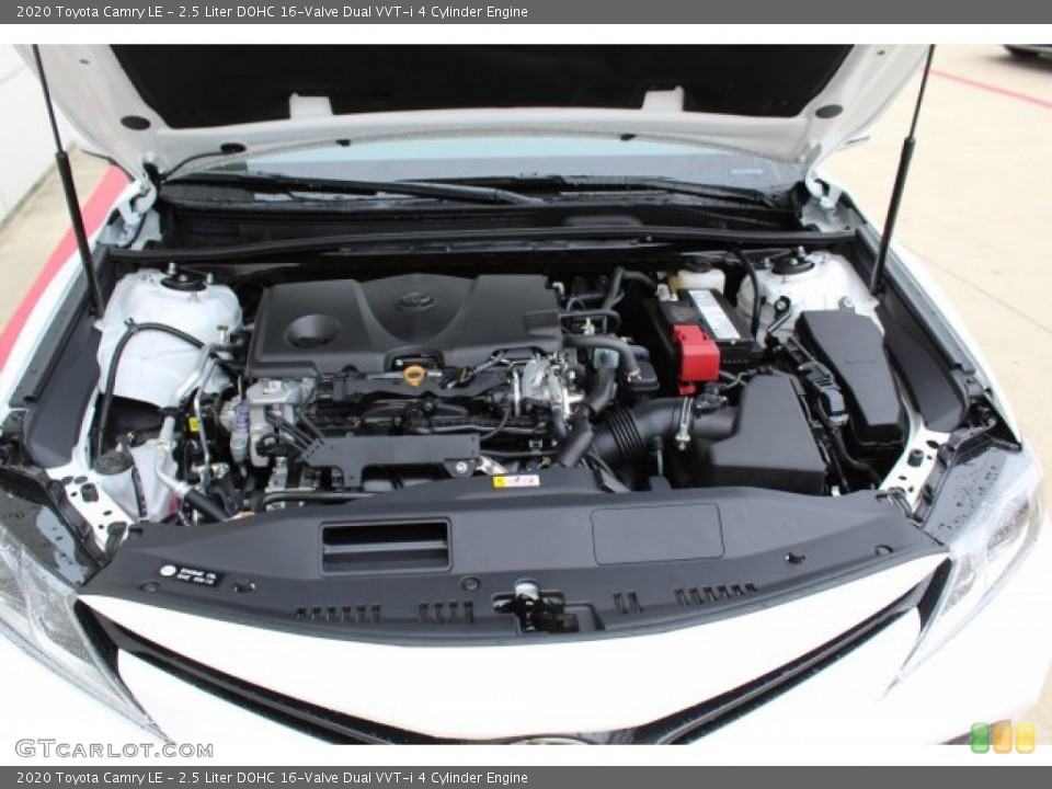 2.5 Liter DOHC 16-Valve Dual VVT-i 4 Cylinder 2020 Toyota Camry Engine